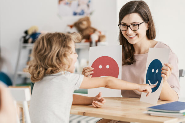 child doing therapy