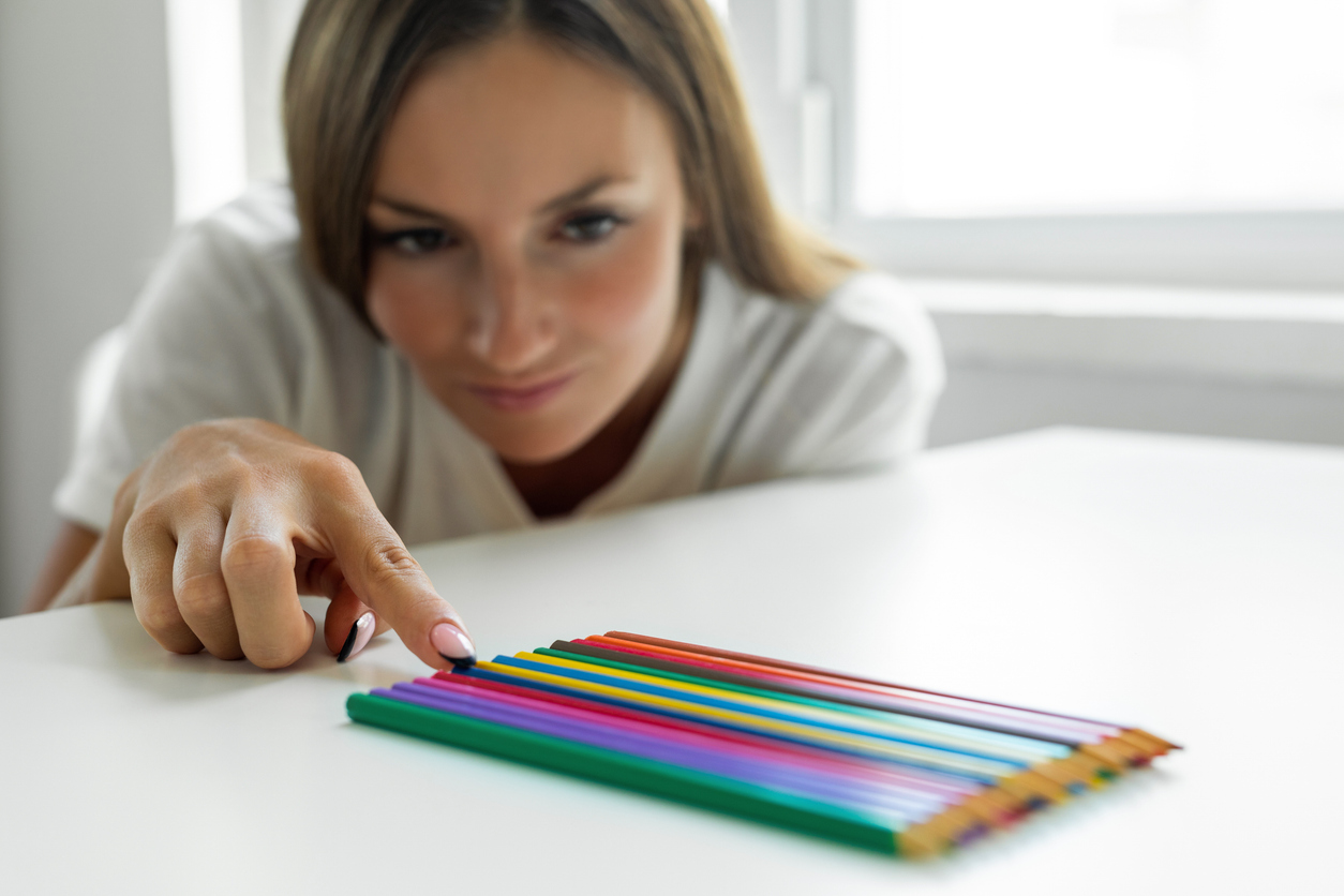woman with adult ocd.